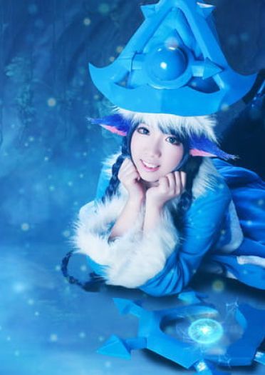【授权】英雄联盟 冰雪节寒冬精灵璐璐 cos