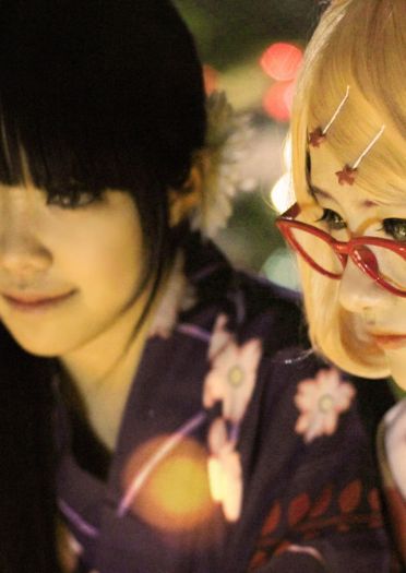 【授权】境界的彼方 栗山未来&名濑美月 和服版cos