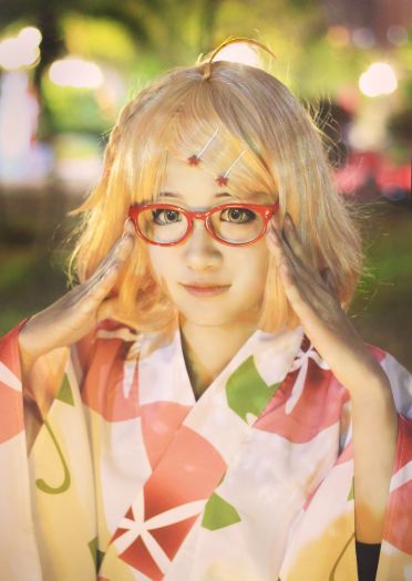 【授权】境界的彼方 栗山未来&名濑美月 和服版cos