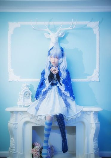 【授权】VOCALOID初音未来 冬の夜COS