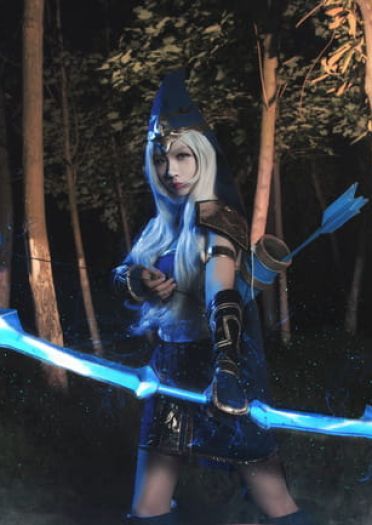 【授权】英雄联盟 寒冰射手 艾希COS