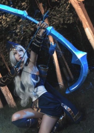 【授权】英雄联盟 寒冰射手 艾希COS