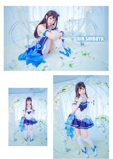 偶像大师灰姑娘岛村卯月 涩谷凛 星光舞台cos