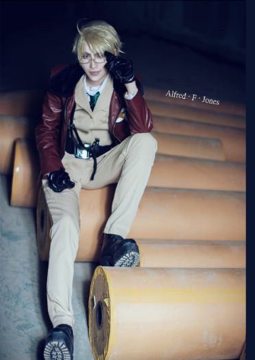 【授权】黑塔利亚 阿尔弗雷德·F·琼斯 cos