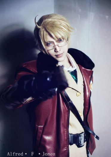 【授权】黑塔利亚 阿尔弗雷德·F·琼斯 cos