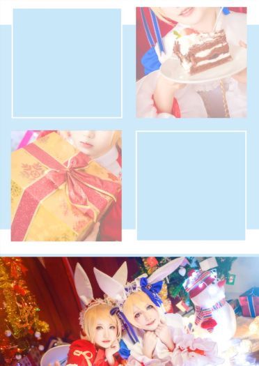 【授权】Vocaloid 镜音双子圣诞装cos