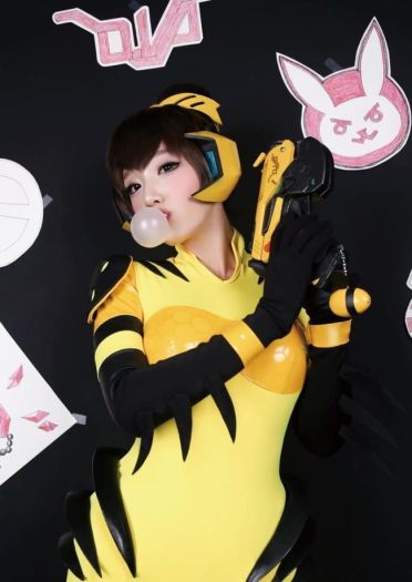 守望先鋒 D.VA 大蜜蜂Ver.COS