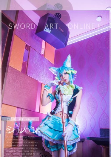 【授权】刀剑神域 偶像朝田诗乃COS