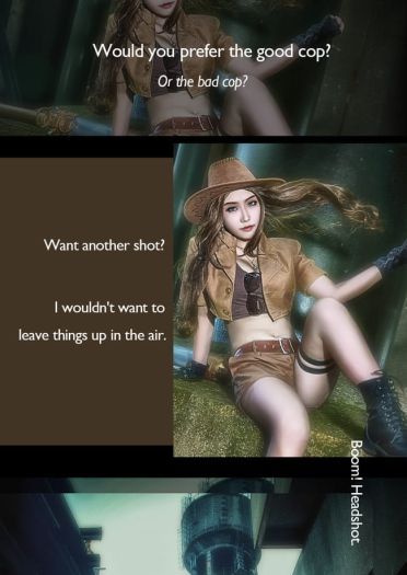 【授权】英雄联盟 凯特琳 古墓丽影皮肤COS