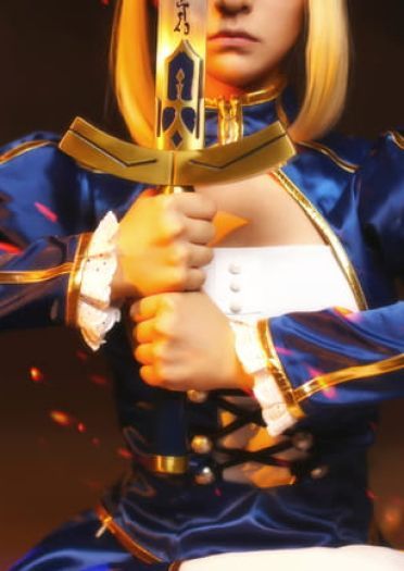 【授权】吾王saber 蓝战COS