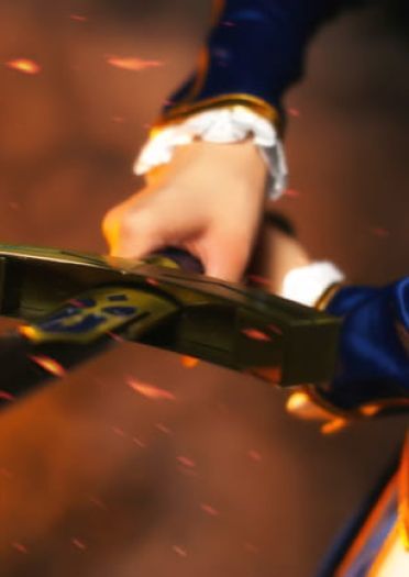 【授权】吾王saber 蓝战COS