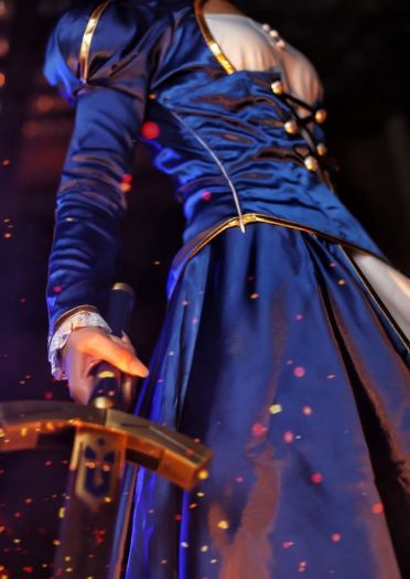 【授权】吾王saber 蓝战COS