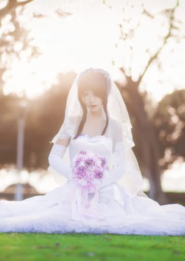 【授权】约会大作战 时崎狂三 花嫁COS