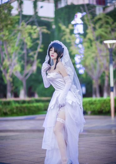 【授权】约会大作战 时崎狂三 花嫁COS