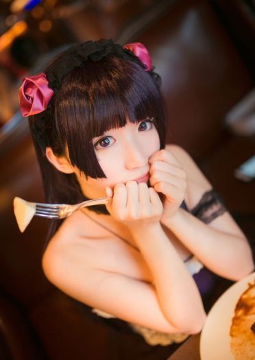 黑猫啊，我们结婚吧！喵？ 黑猫cos图集