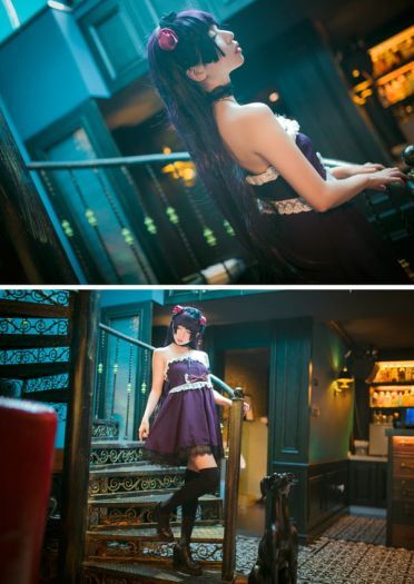 黑猫啊，我们结婚吧！喵？ 黑猫cos图集