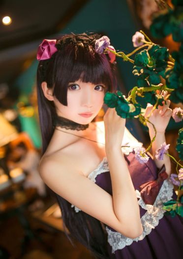 黑猫啊，我们结婚吧！喵？ 黑猫cos图集