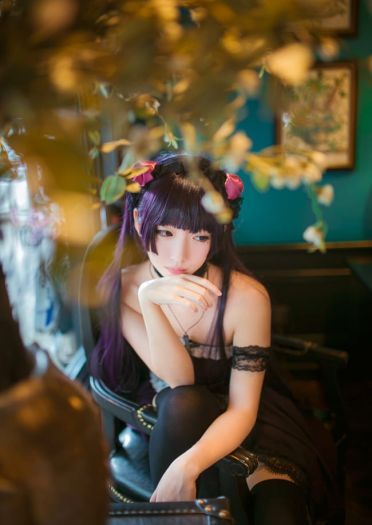 黑猫啊，我们结婚吧！喵？ 黑猫cos图集