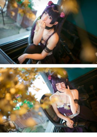 黑猫啊，我们结婚吧！喵？ 黑猫cos图集