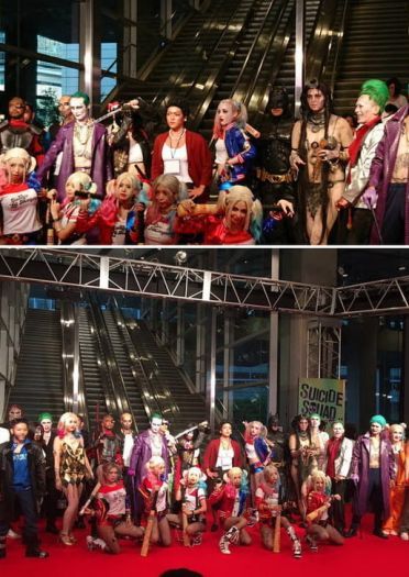 自杀突击队日本登陆 强大丑女cosplay阵容太赞