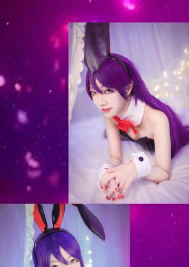 【授权】lovelive！东条希兔女郎COS 作你的魔王兔吧