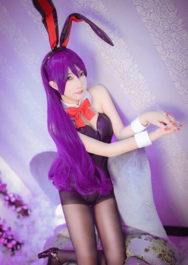 【授权】lovelive！东条希兔女郎COS 作你的魔王兔吧