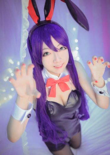 【授权】lovelive！东条希兔女郎COS 作你的魔王兔吧