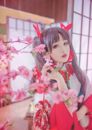 【授权】Fate 远坂凛和服 COS