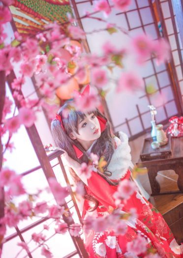 【授权】Fate 远坂凛和服 COS