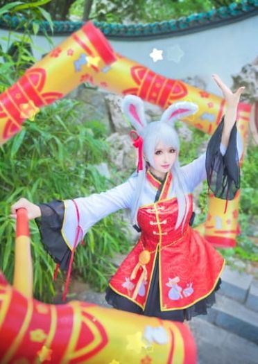 【授权】奇迹暖暖·月宫蟾兔COS