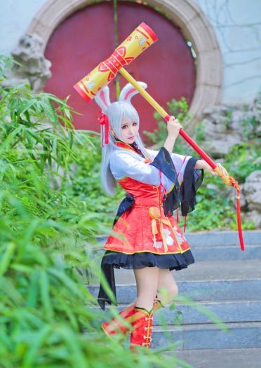 【授权】奇迹暖暖·月宫蟾兔COS