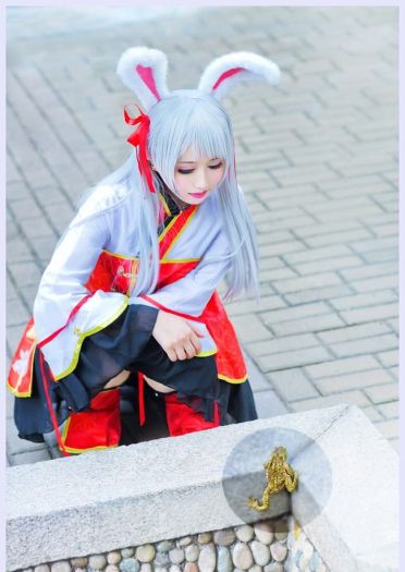 【授权】奇迹暖暖·月宫蟾兔COS