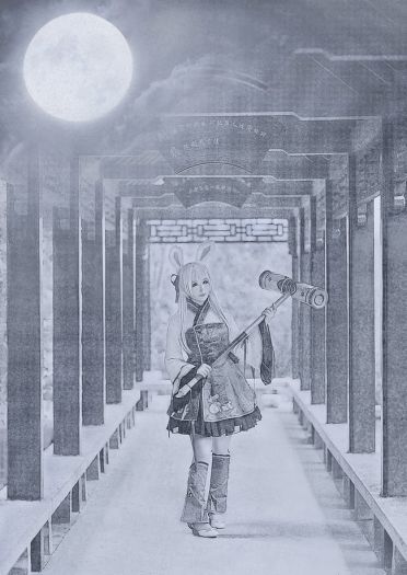 【授权】奇迹暖暖·月宫蟾兔COS