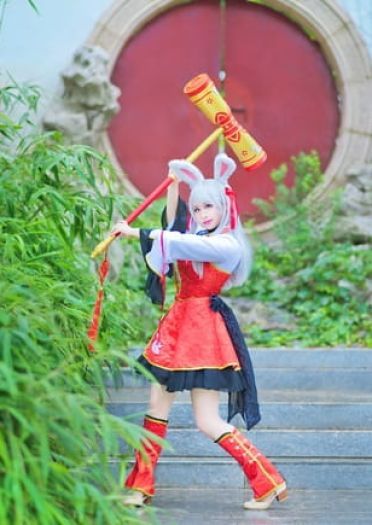 【授权】奇迹暖暖·月宫蟾兔COS