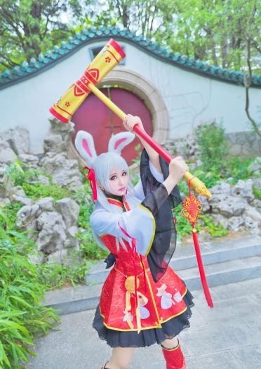 【授权】奇迹暖暖·月宫蟾兔COS