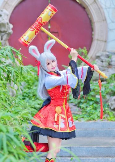 【授权】奇迹暖暖·月宫蟾兔COS