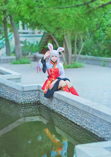 【授权】奇迹暖暖·月宫蟾兔COS