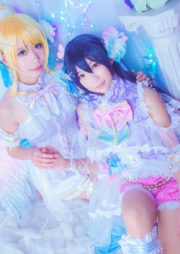 【授权】lovelive！园田海未 绚濑绘里COS