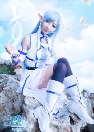 刀剑神域 水精灵 亚丝娜cos