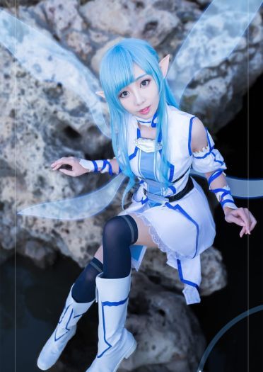 刀剑神域 水精灵 亚丝娜cos