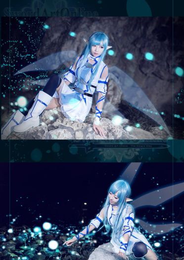刀剑神域 水精灵 亚丝娜cos