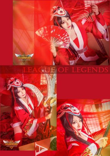 【授权】英雄联盟 鬼舞姬阿卡丽 COS