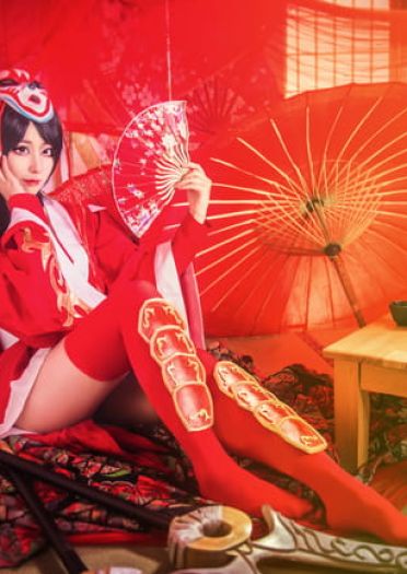 【授权】英雄联盟 鬼舞姬阿卡丽 COS