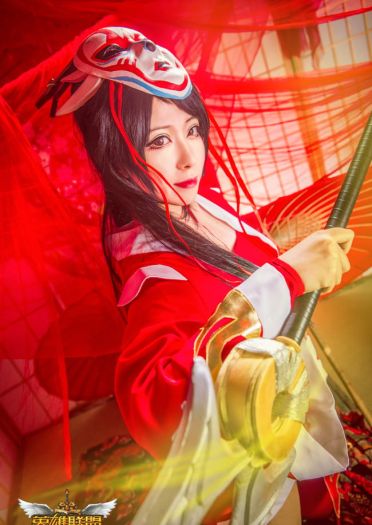 【授权】英雄联盟 鬼舞姬阿卡丽 COS