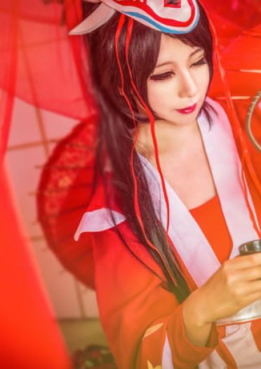 【授权】英雄联盟 鬼舞姬阿卡丽 COS