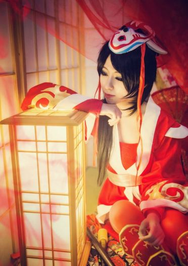 【授权】英雄联盟 鬼舞姬阿卡丽 COS