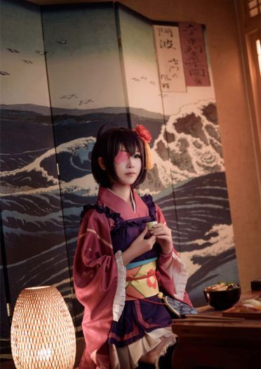 【授权】中二病也要谈恋爱 小鸟游六花和服COS