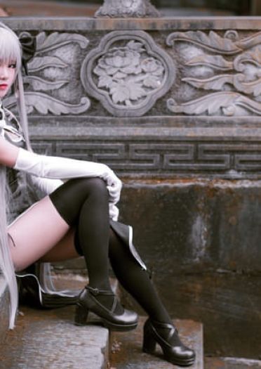 【授权】缘之空 春日野穹黑旗袍COS