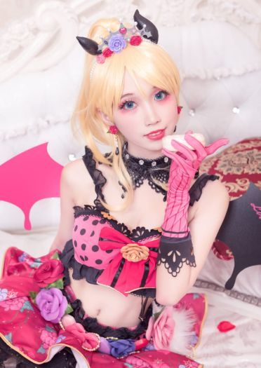 【授权】lovelive！小恶魔 绚濑绘里cos