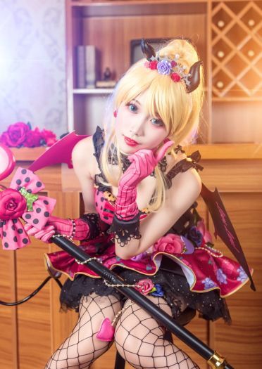 【授权】lovelive！小恶魔 绚濑绘里cos